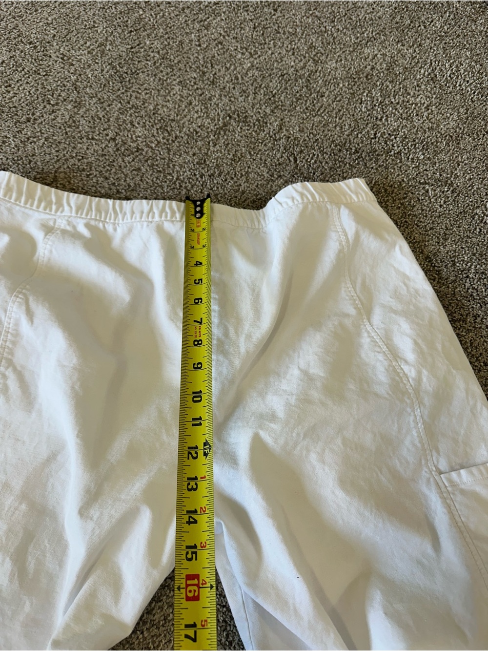 Eileen Fisher Cotton Hemp Stretch Lantern Pant White Size 1X - Picture 13 of 13